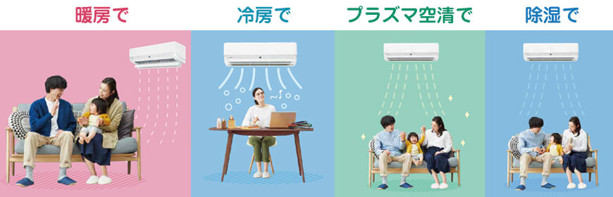 無風感空調イメージ