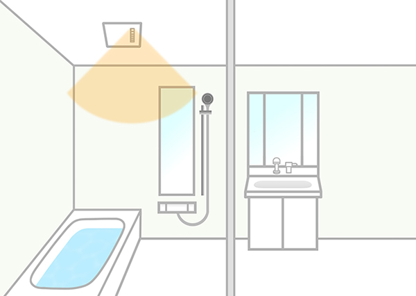 浴室暖房乾燥機を設置する