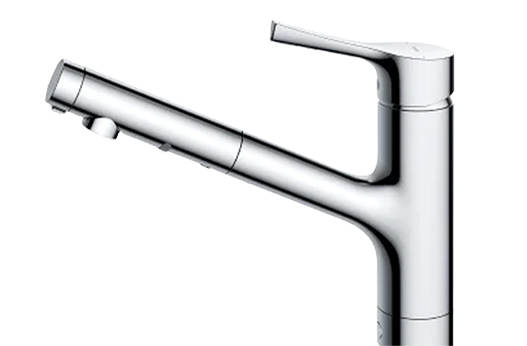 ワンホールタイプのキッチン水栓