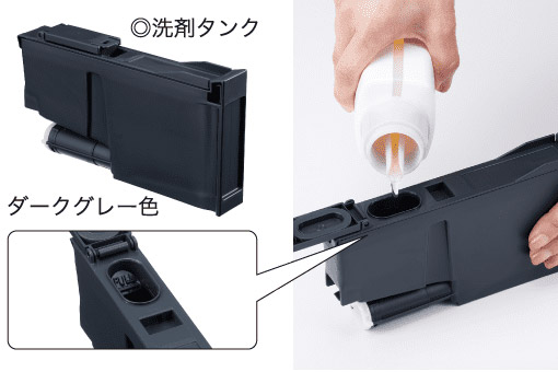 液体洗剤自動投入