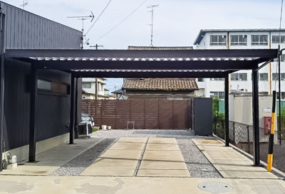 岐阜県瑞穂市 N様邸 カーポート施工事例01