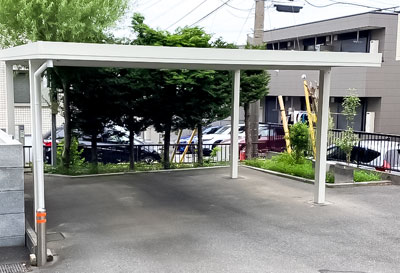 千葉県船橋市 U様邸 カーポート施工事例01