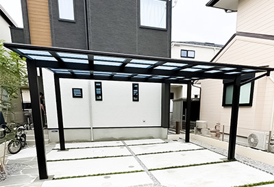 埼玉県桶川市 A様邸 カーポート施工事例01
