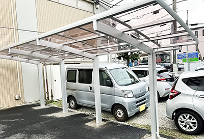 フーゴR 1500ミニ サイクルポート設置写真