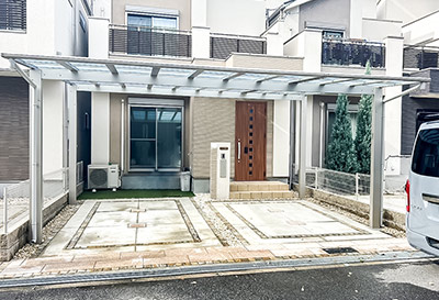 大阪府大阪市 T様邸 カーポート施工事例01