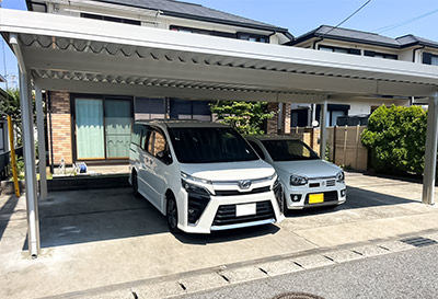 千葉県市原市 O様邸 カーポート施工事例01