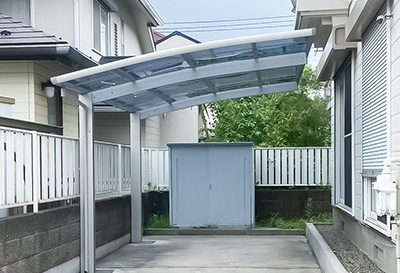 千葉県習志野市 A様邸 カーポート施工事例01