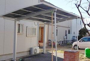 群馬県高崎市 H様邸 カーポート施工事例01