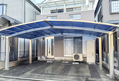 大阪府和泉市 K様邸 カーポート施工事例01