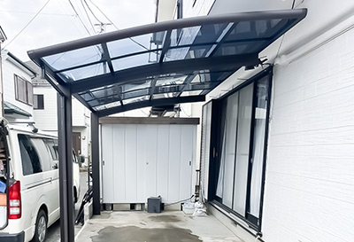 千葉県松戸市 K様邸 カーポート施工事例01