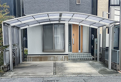 愛知県春日井市 K様邸 カーポート施工事例01