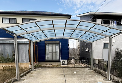 埼玉県鴻巣市 H様邸 カーポート施工事例01