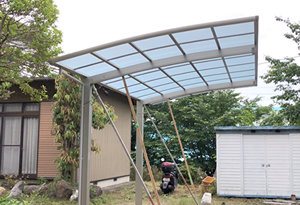 岐阜県多治見市 Y様邸 カーポート施工事例01