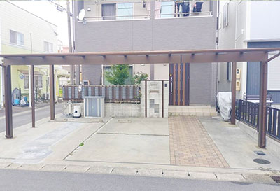 生活堂そららポート Fタイプ 3台用設置写真