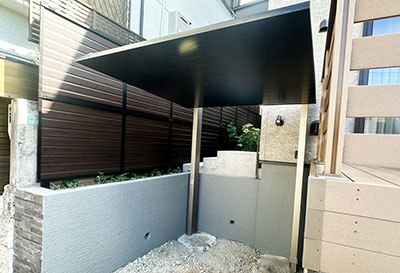 東京都目黒区 N様邸 カーポート施工事例02