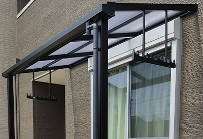 テラス屋根ソレイドFタイプ設置写真