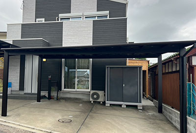 滋賀県大津市 N様邸 テラス屋根施工事例01