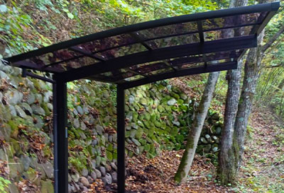 そららポートR(ラウンド屋根)タイプ 1台用設置写真