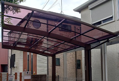 そららポートR(ラウンド屋根)タイプ 1台用設置写真