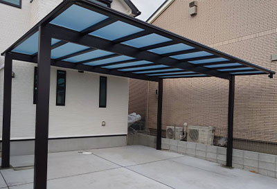 そららポートF(フラット屋根)タイプ　2台用設置写真