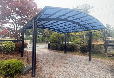 そららポートR(ラウンド屋根)タイプ 2台用設置写真