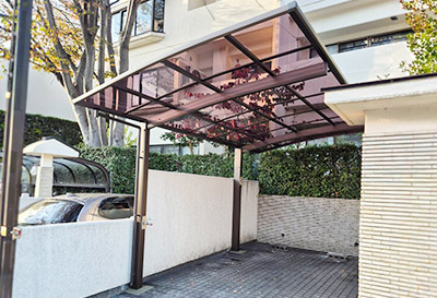 そららポートR(ラウンド屋根)タイプ 1台用設置写真