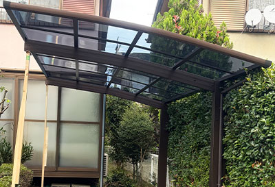 そららポートR(ラウンド屋根)タイプ 1台用設置写真