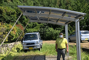 京都府亀岡市 T様邸 カーポート施工事例01