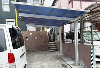 そららポートF(フラット屋根)タイプ 1台用設置写真