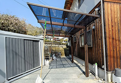 岡山県岡山市 K様邸 カーポート施工事例
