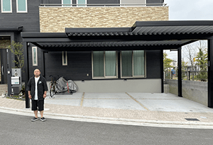 大阪府堺市 H様邸 カーポート施工事例01