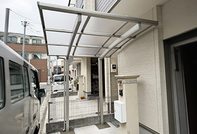 生活堂 そららポートR(ラウンド屋根)タイプミニ設置写真