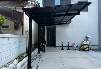そららポートF(フラット屋根)タイプ 1台用設置写真