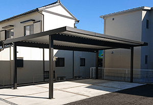 愛知県岩倉市 K様邸 カーポート施工事例01