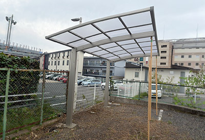 そららポートR(ラウンド屋根)タイプ 1台用設置写真