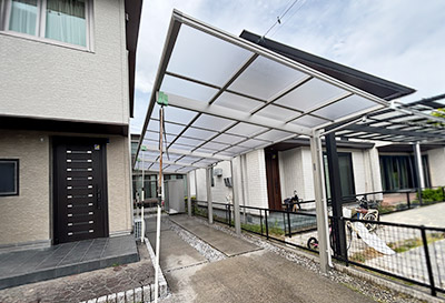 岐阜県大垣市 F様邸 カーポート施工事例