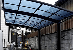 埼玉県ふじみ野市 A様邸 カーポート施工事例01