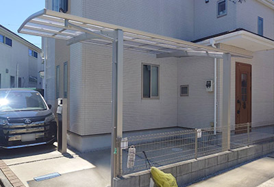 東京都立川市 O様邸 カーポート施工事例
