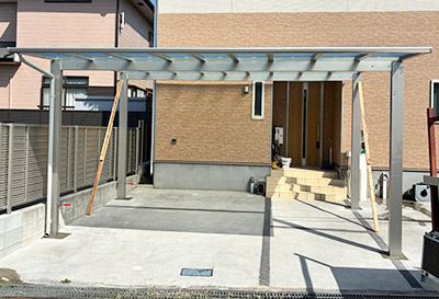 福岡県北九州市 Y様邸 カーポート施工事例