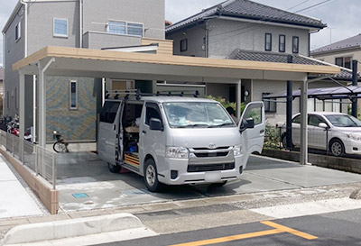 埼玉県北足立郡 W様邸 カーポート施工事例