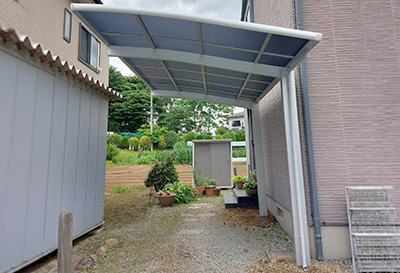 山梨県北杜市 T様邸 カーポート施工事例
