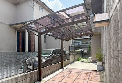 京都府向日市 S様邸 カーポート施工事例
