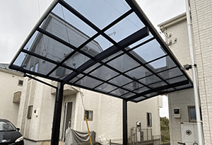 東京都立川市 I様邸 カーポート施工事例01