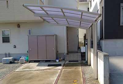 兵庫県小野市 T様邸 カーポート施工事例01
