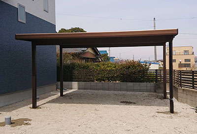 愛知県一宮市 I様邸 カーポート施工事例01