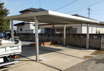群馬県館林市 Y様邸 カーポート施工事例01