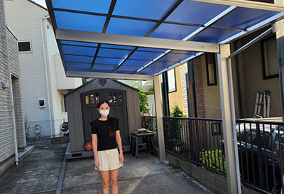 東京都大田区 M様邸 カーポート施工事例01