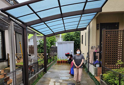 千葉県流山市 W様邸 カーポート施工事例01