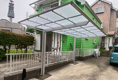 神奈川県横浜市 S様邸 カーポート施工事例01