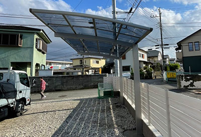 神奈川県海老名市 N様邸 カーポート施工事例01
